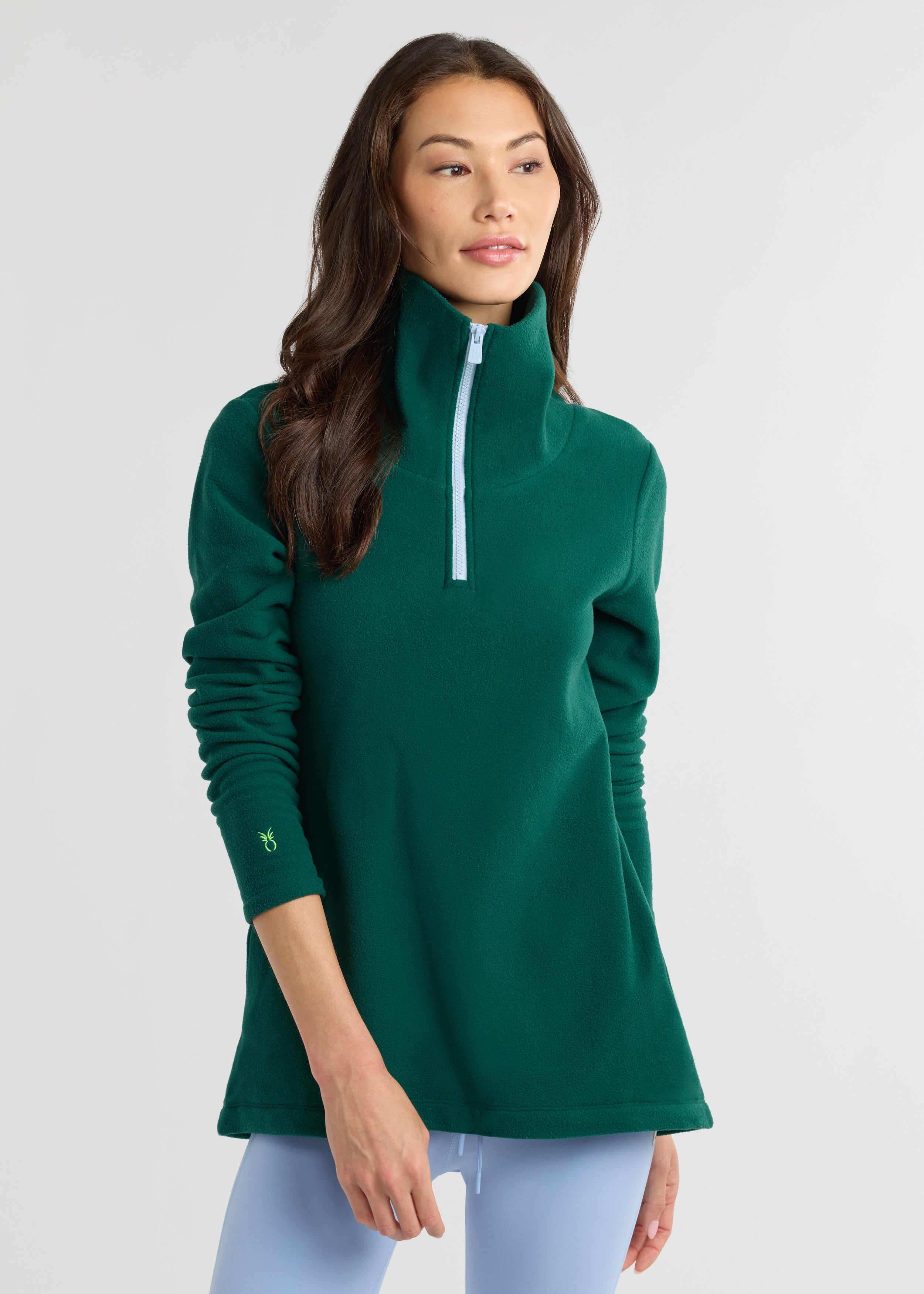 Prospect Pullover in Vello Fleece (Emerald) – Dudley Stephens