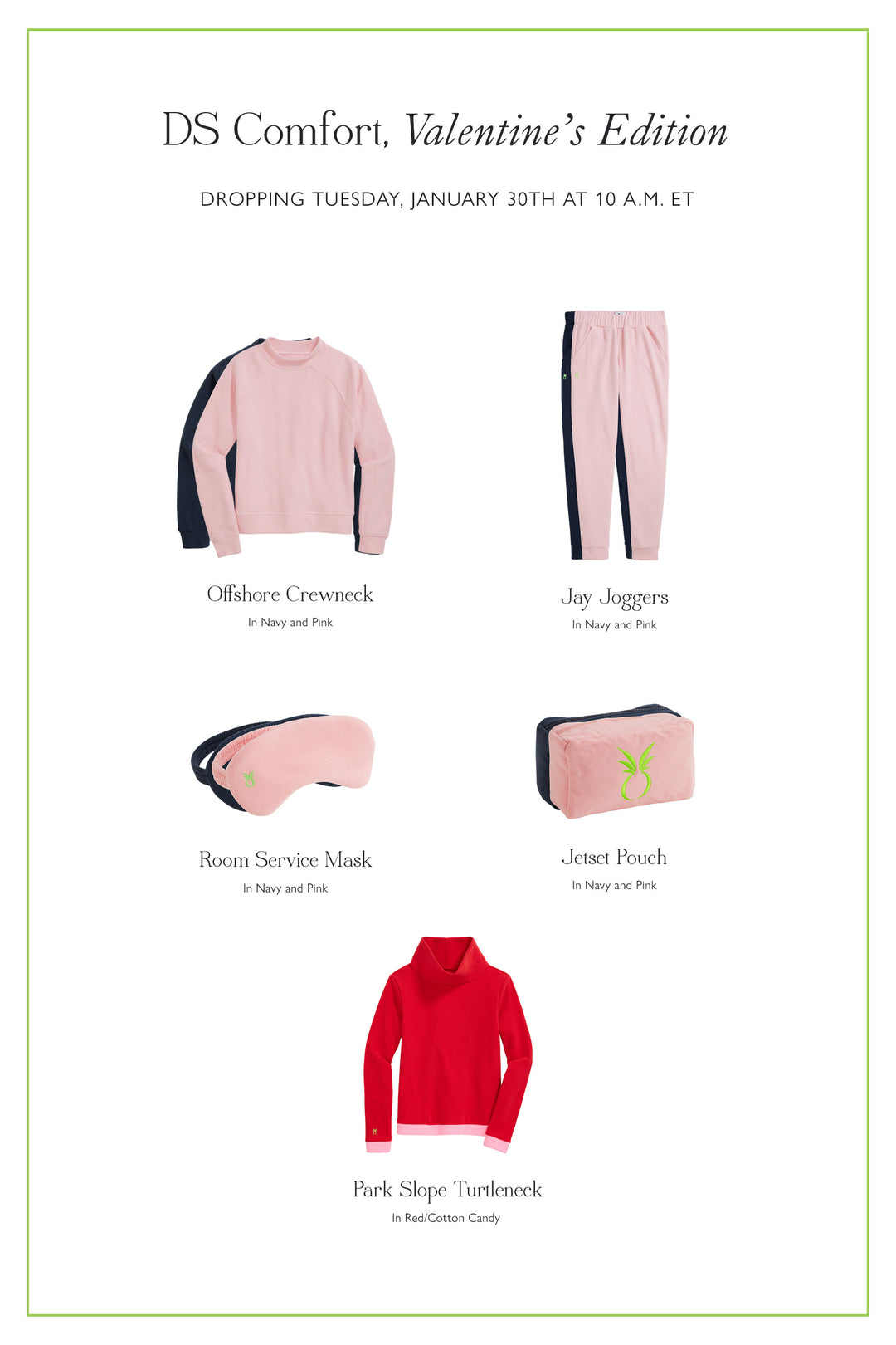 Drop Preview: DS Comfort, Valentine’s Edition