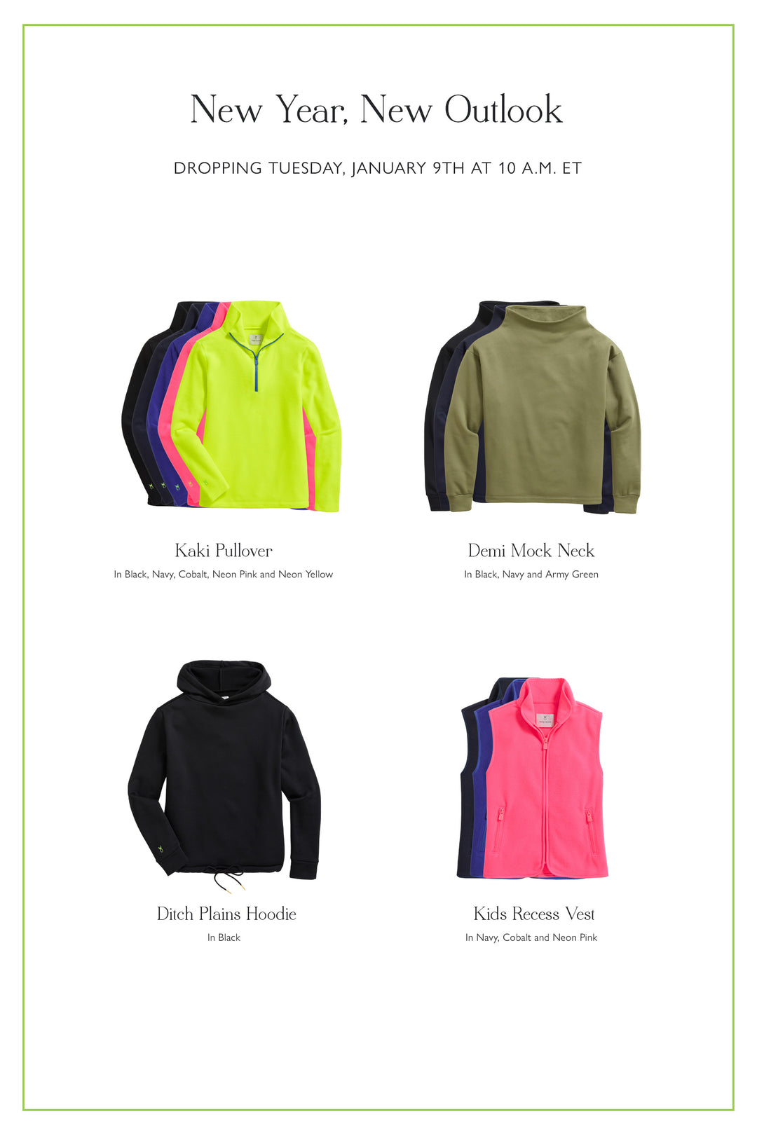 Drop Preview: New Year, New Outlook