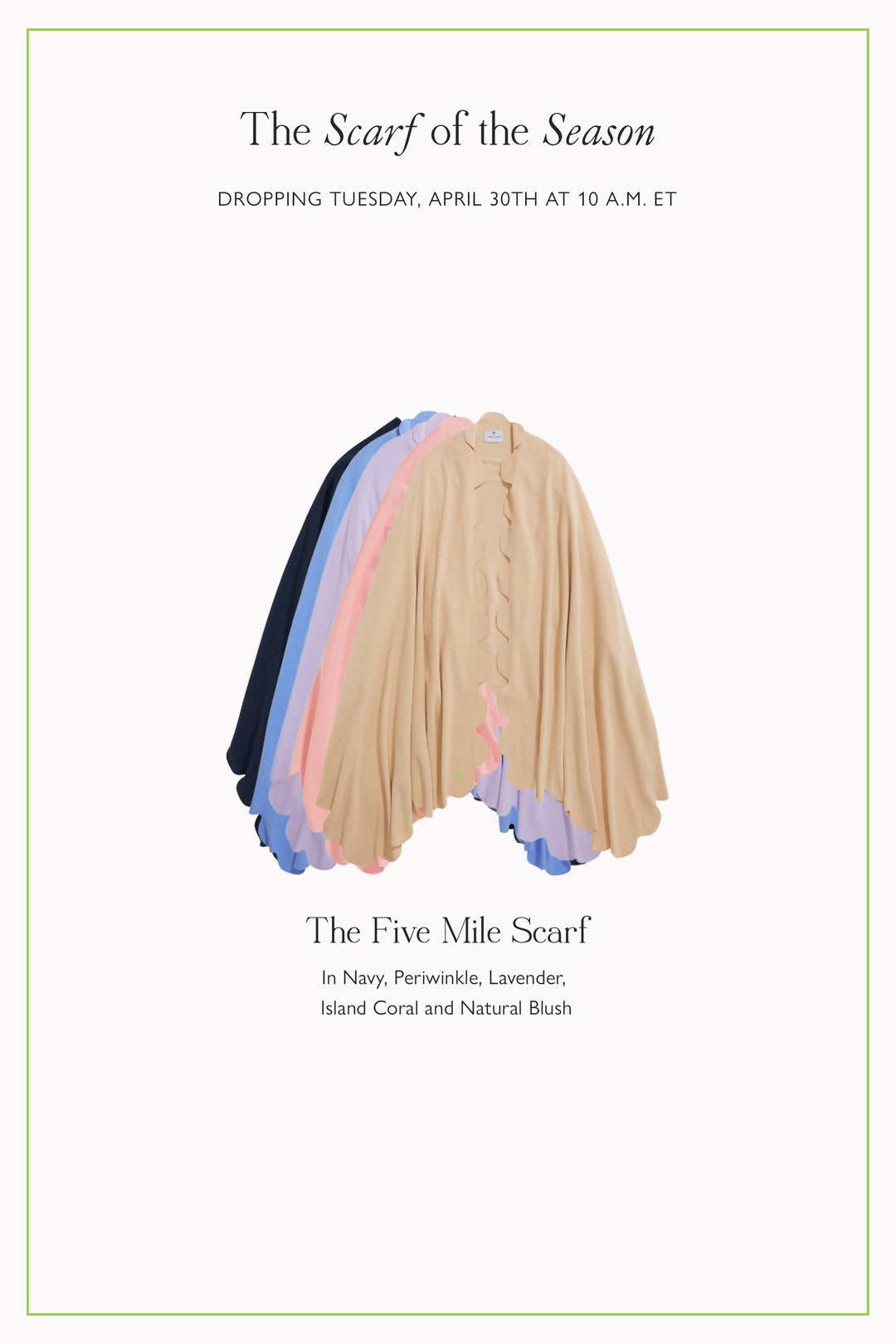 Drop Preview: The Scarf of the Season