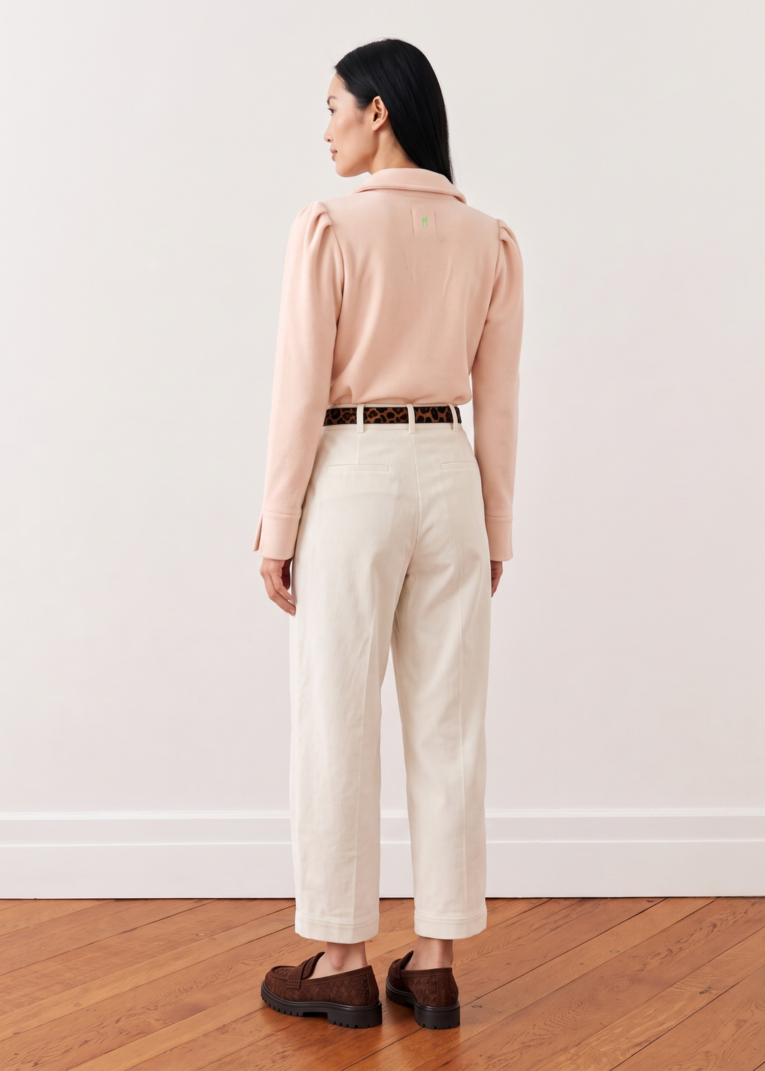 Felicity Top in Vello Fleece (Powder Blush)