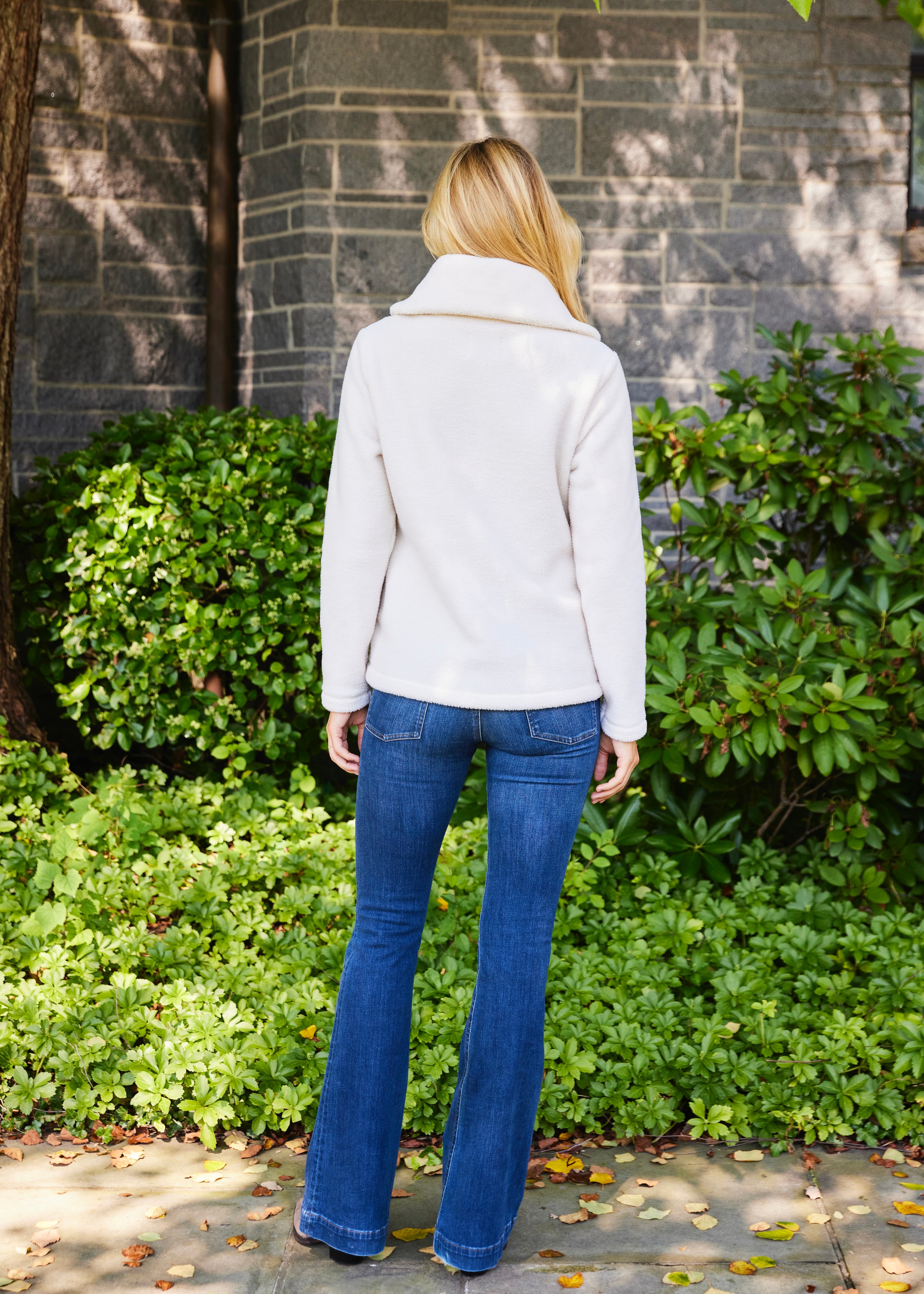 Griffith Pullover in Sherpa Fleece (Cream) – Dudley Stephens