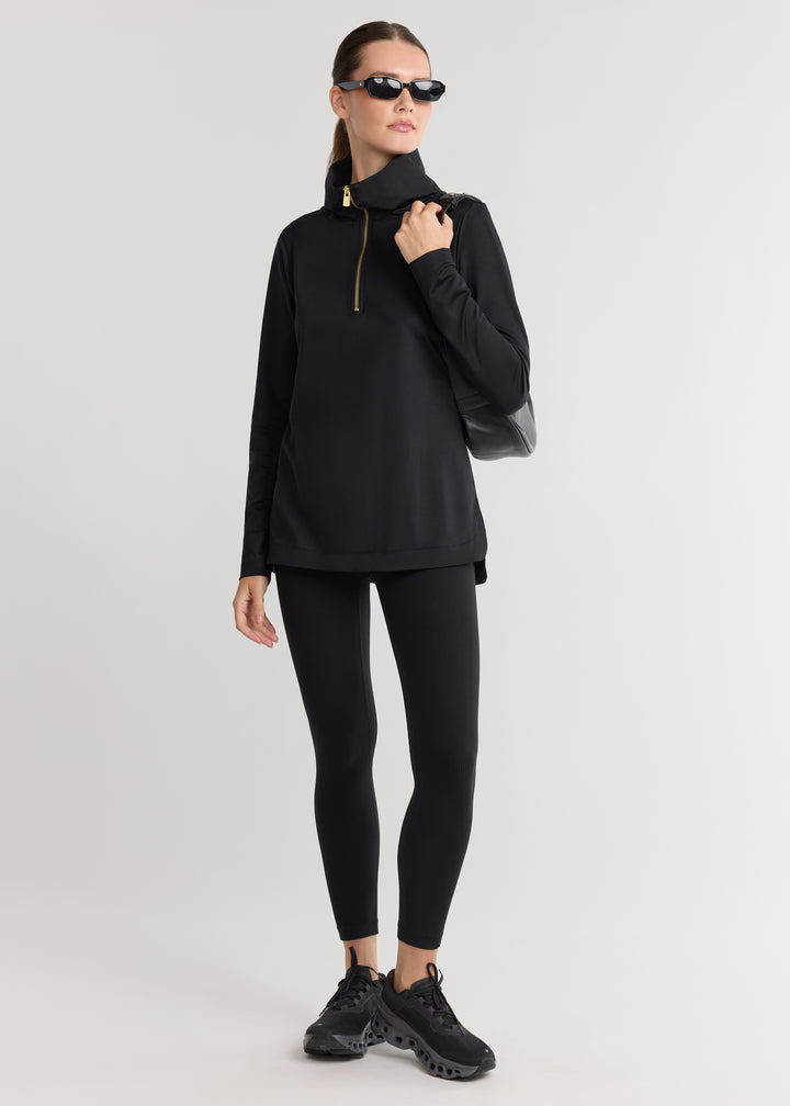 Alpine Pullover in Repreve® Stretch (Black)