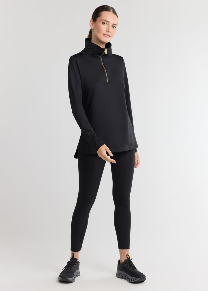 Alpine Pullover in Repreve® Stretch (Black)