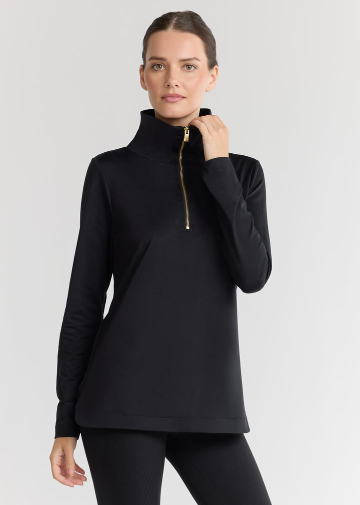 Alpine Pullover in Repreve® Stretch (Black)