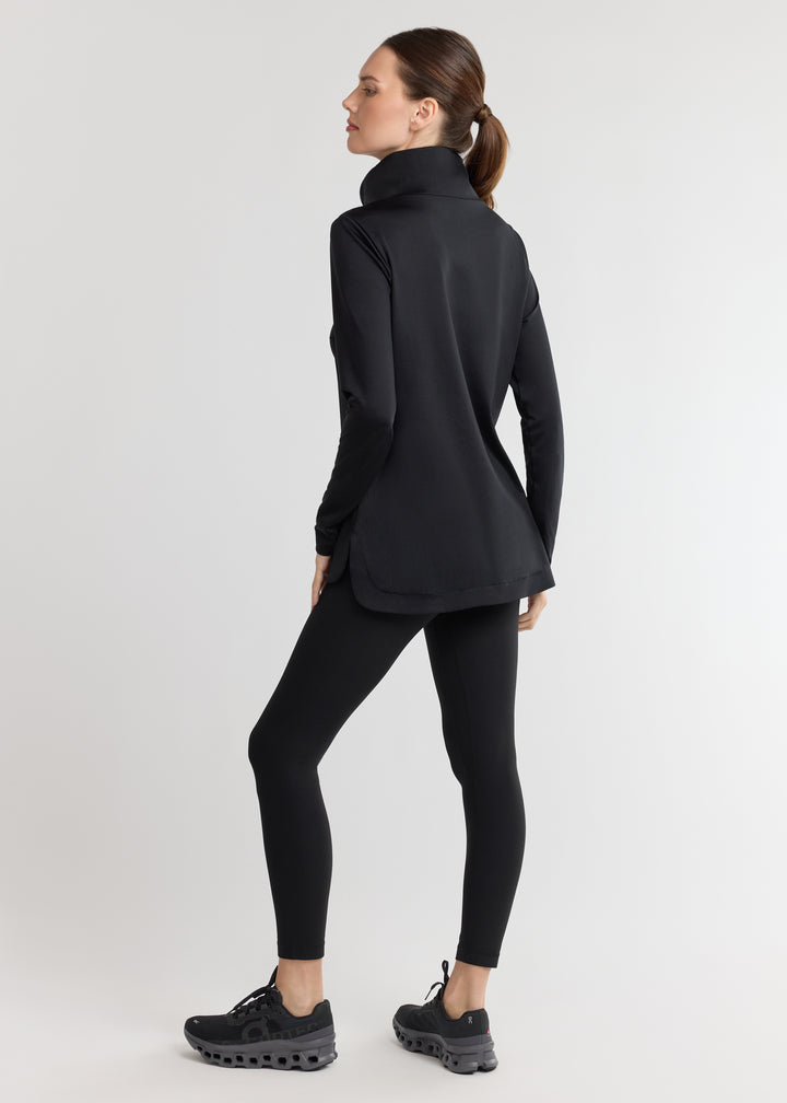 Alpine Pullover in Repreve® Stretch (Black)