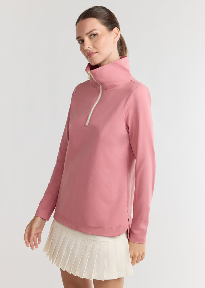 Alpine Pullover in Repreve® Stretch (Dusty Rose)
