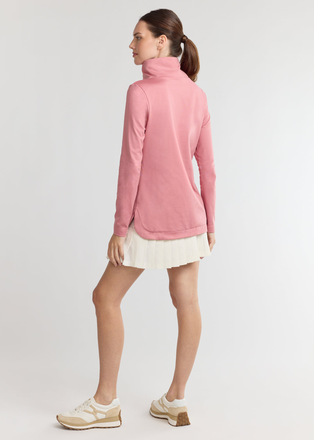 Alpine Pullover in Repreve® Stretch (Dusty Rose)