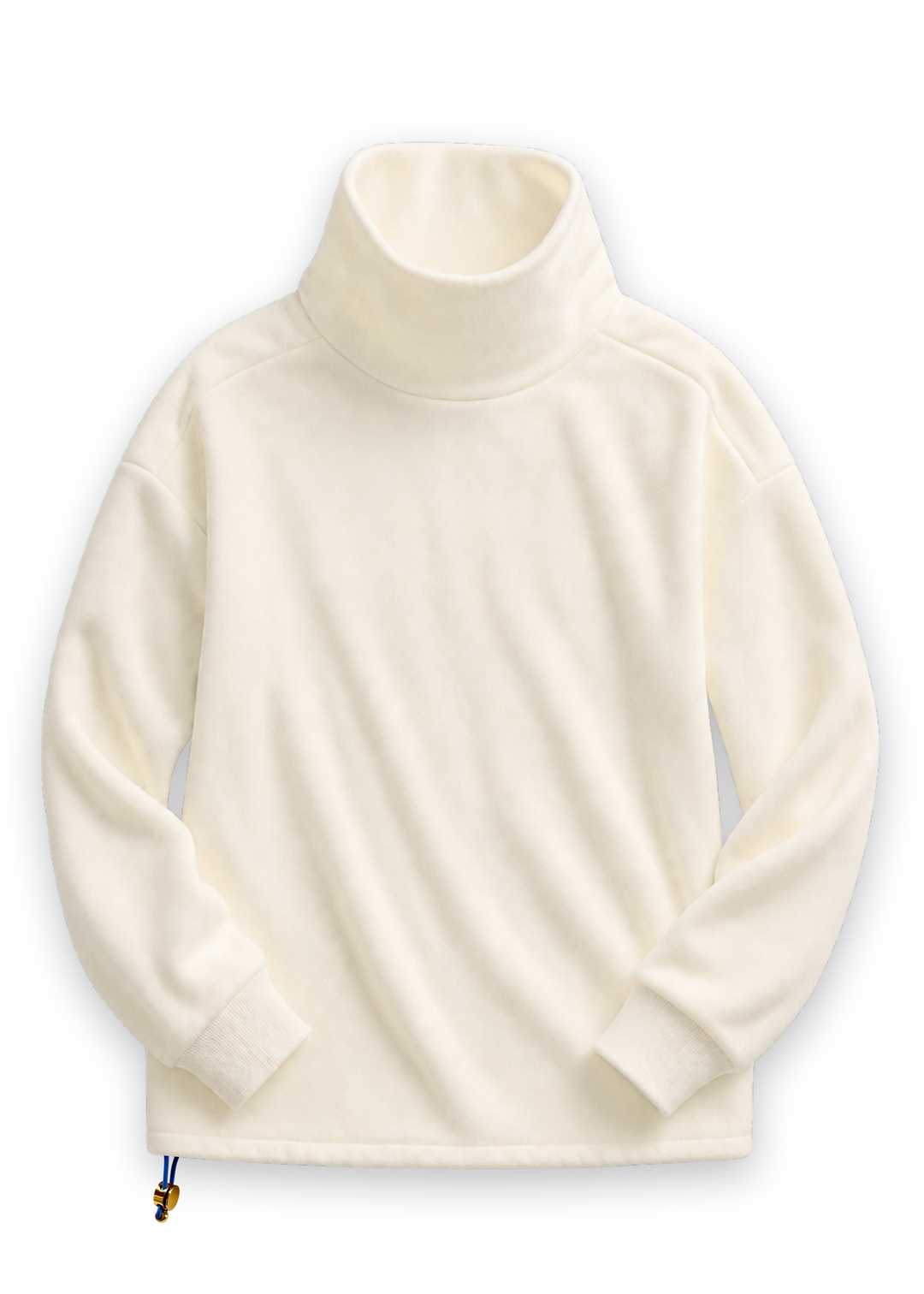 Andover Turtleneck in Vello Fleece (Cream)