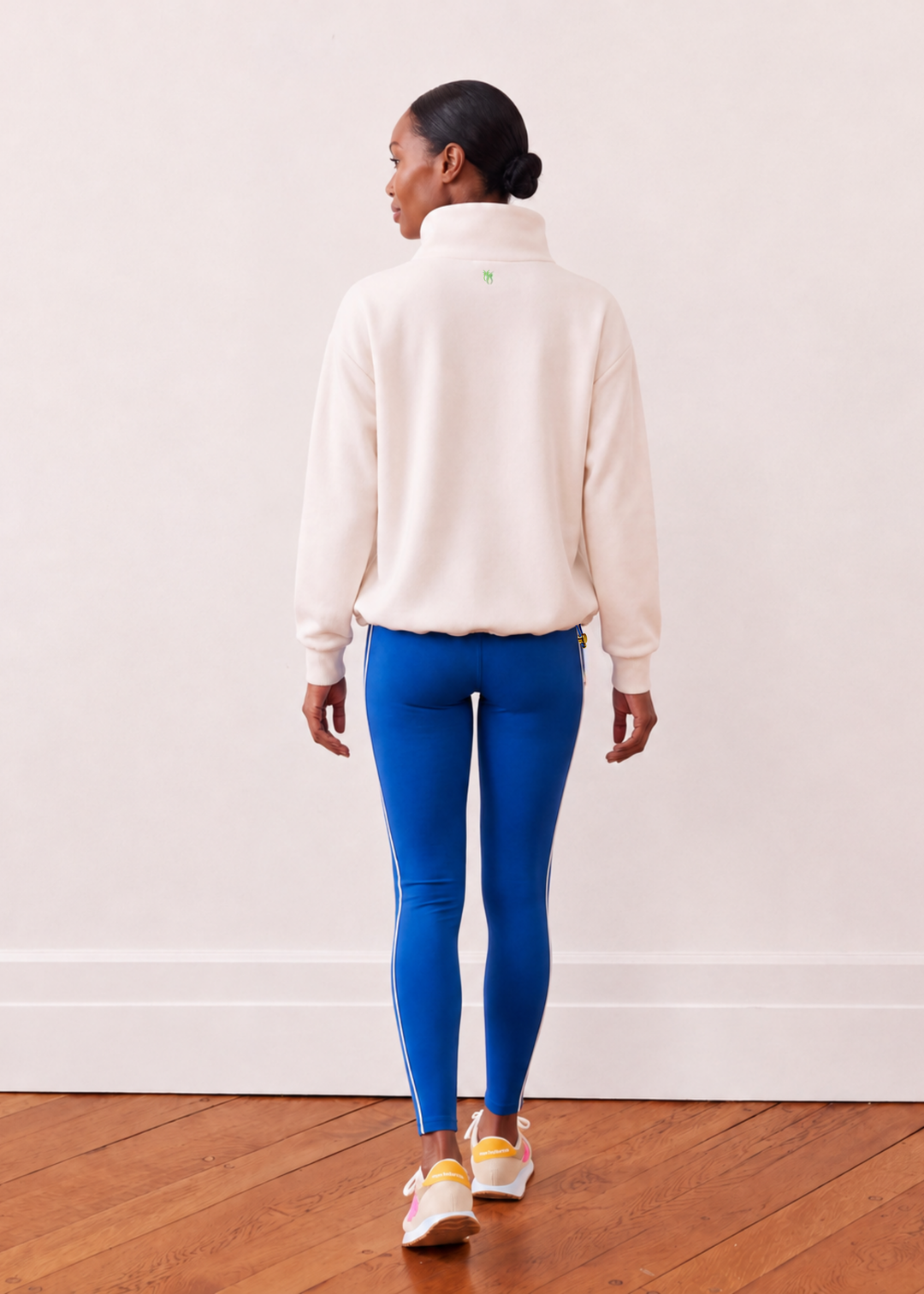 Andover Turtleneck in Vello Fleece (Cream)