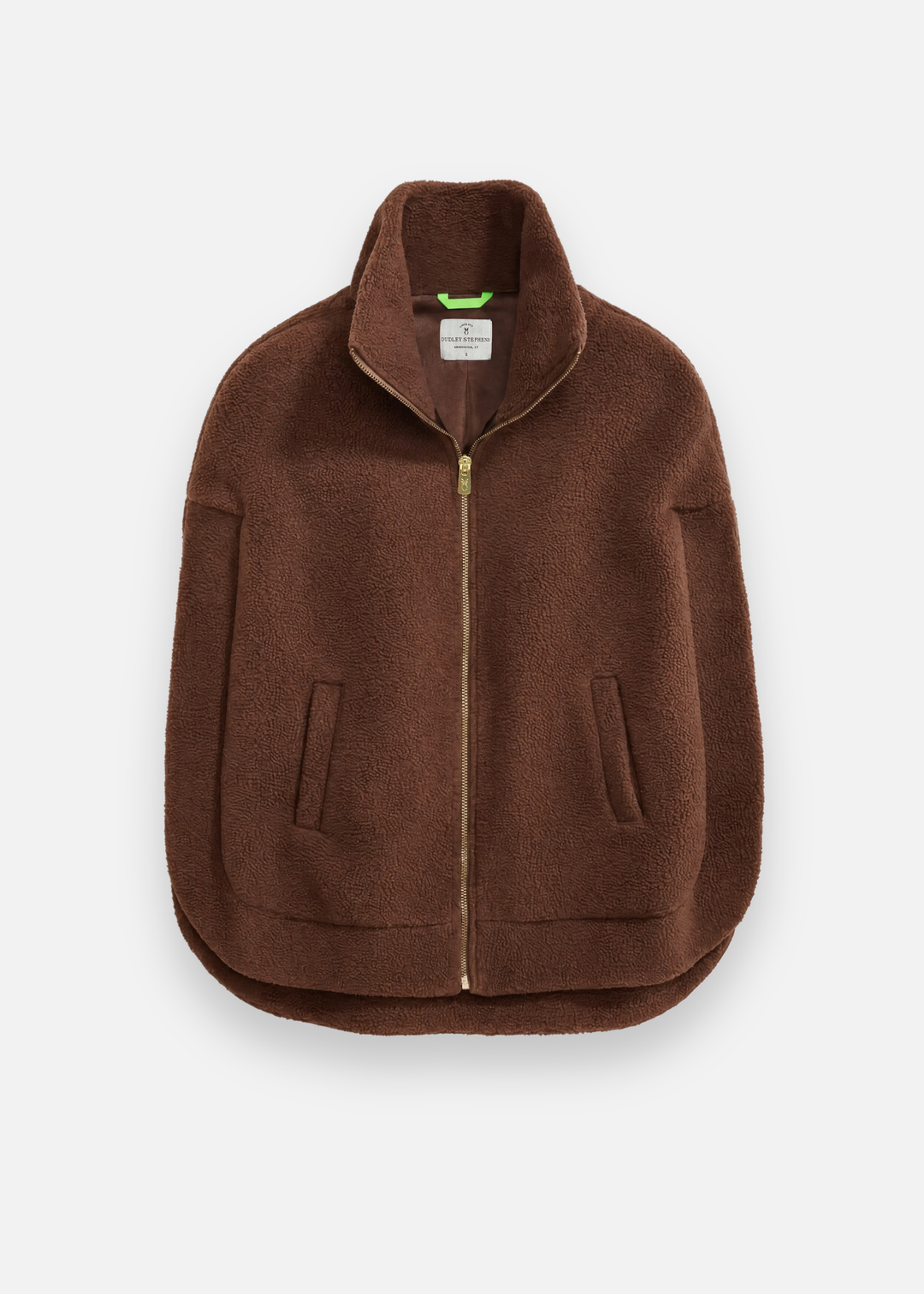 Ashford Poncho in Sherpa Fleece (Cocoa)