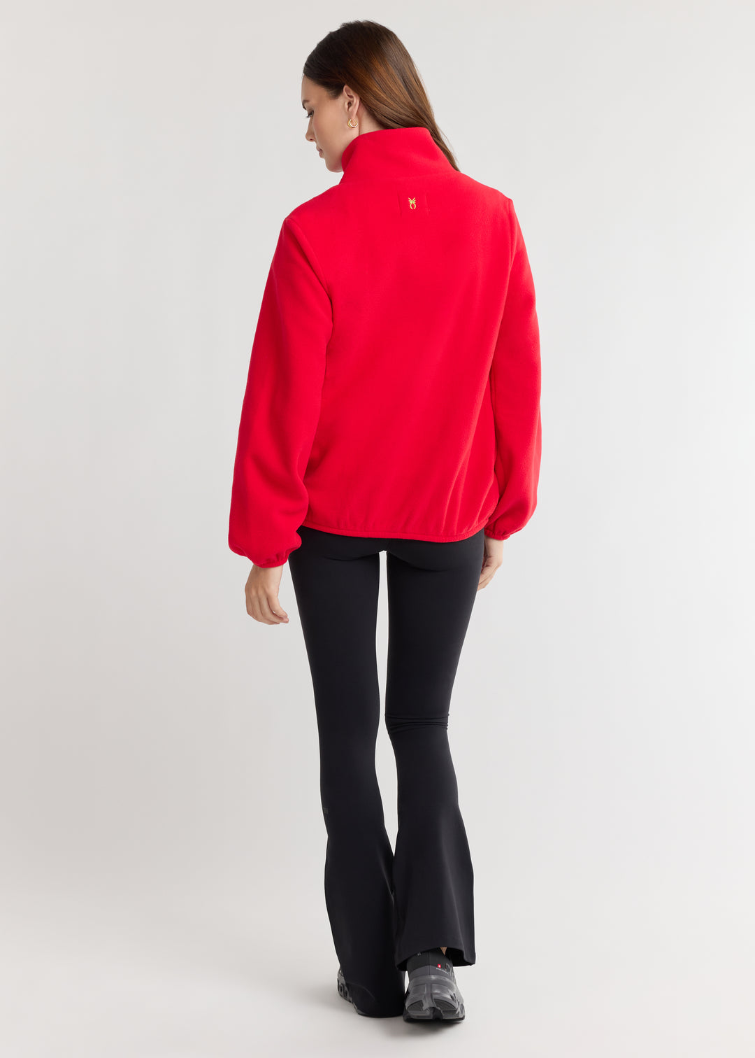 Braeburn Pullover in Vello Fleece (Cherry Red)