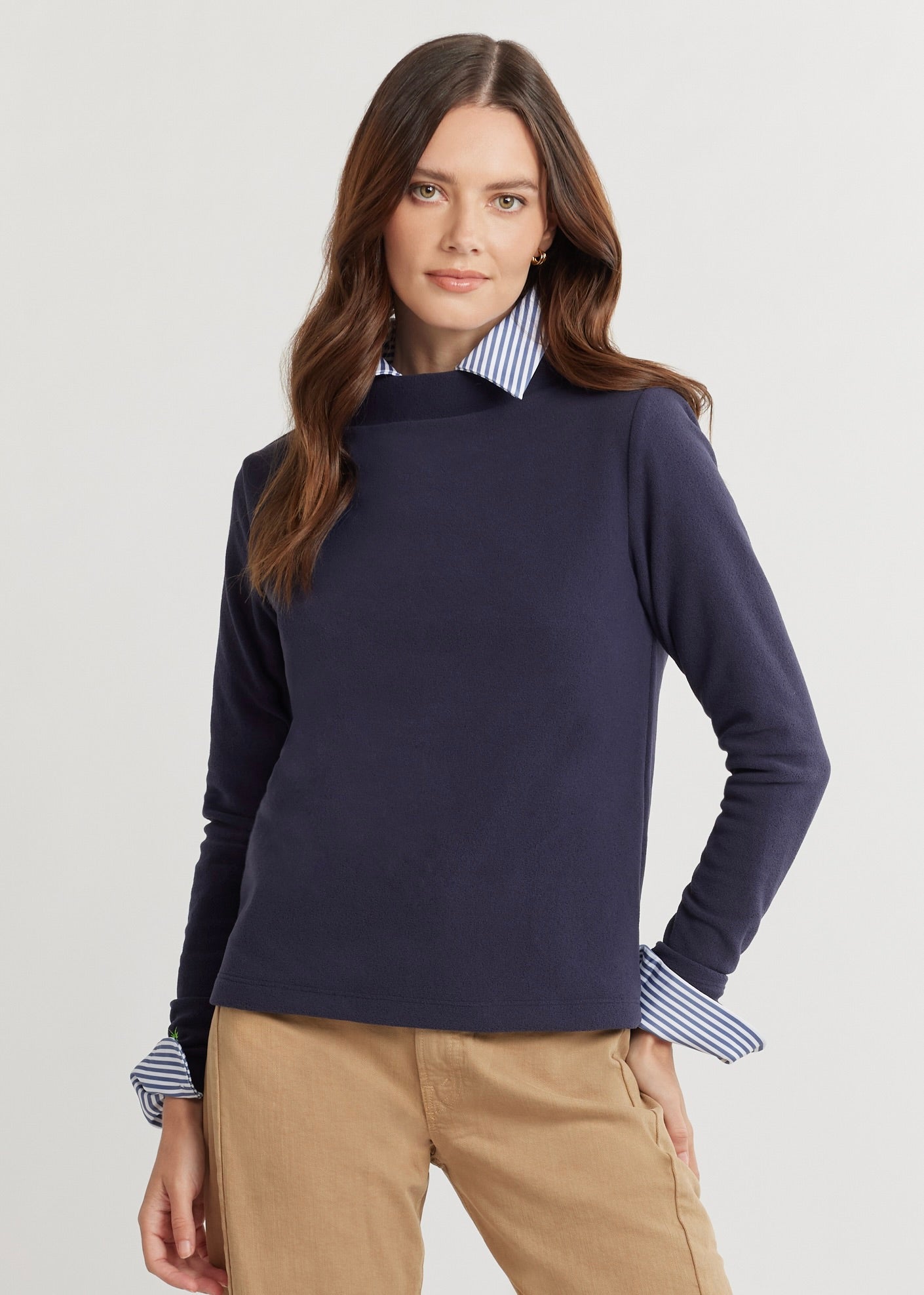 い*J様 RRL INDIGO BOARDER BOATNECK KNIT い*J様 RRL INDIGO BOARDER BOATNECK KNIT RRL Indigo Jacquard-Knit