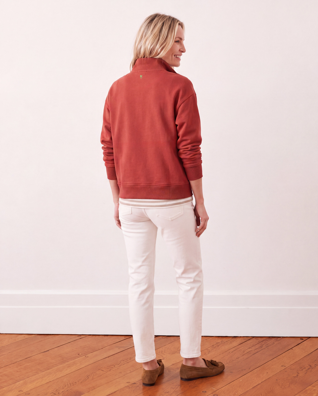 Berkshire Pullover in French Terry (Cinnamon)
