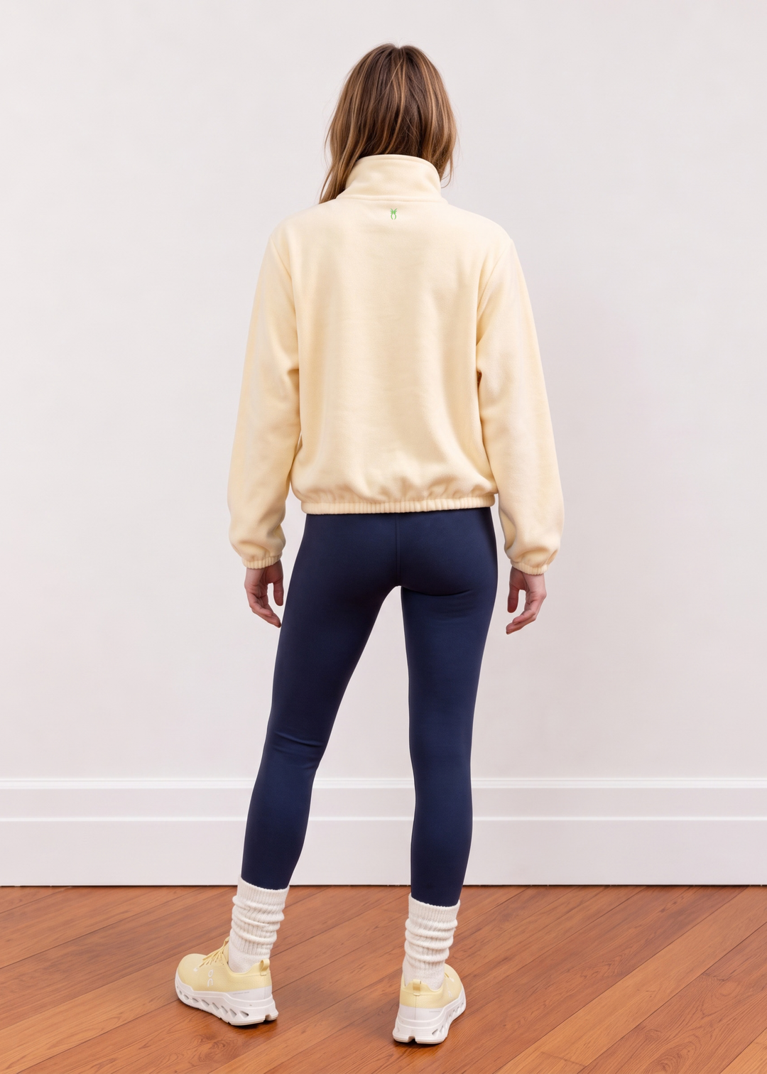 Braeburn Pullover in Vello Fleece (Buttercream)