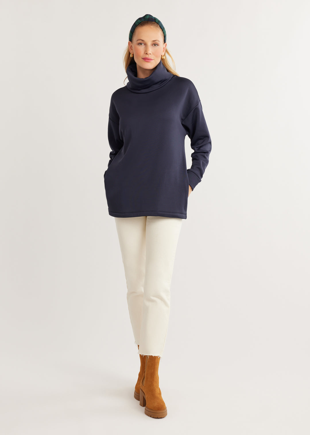 Clover Cocoon in Power Stretch (Navy)