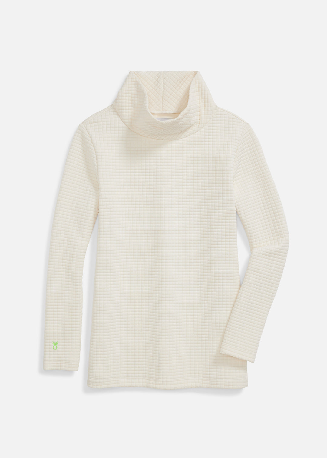 Cobble Hill Turtleneck in Waffle (Cream)
