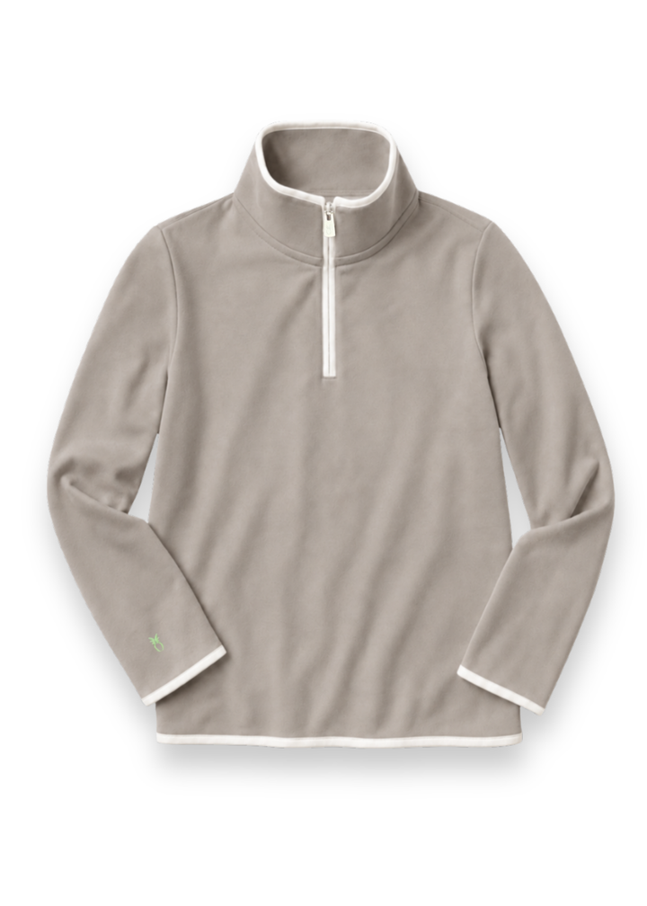 Chapel Hill Pullover in Scuba Fleece (Chateau Grey)