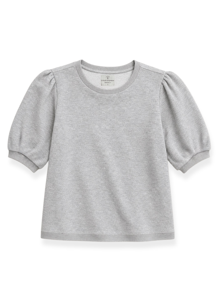 Cleo Top in French Terry (Heather Grey)