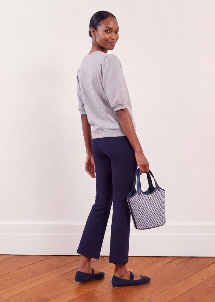 Cleo Top in French Terry (Heather Grey)