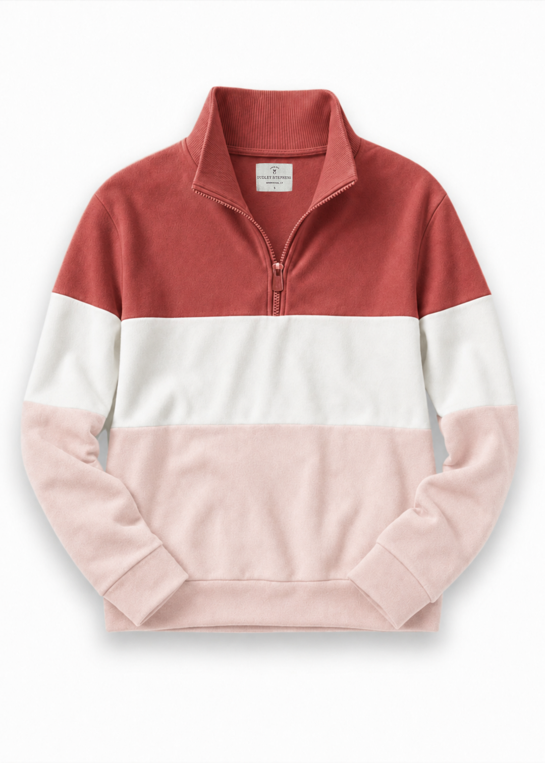 Clubhouse Pullover in French Terry (Powder Blush Multi)