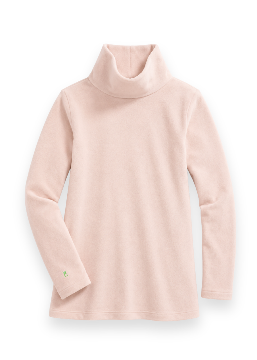 Cobble Hill Turtleneck in Vello Fleece (Powder Blush)