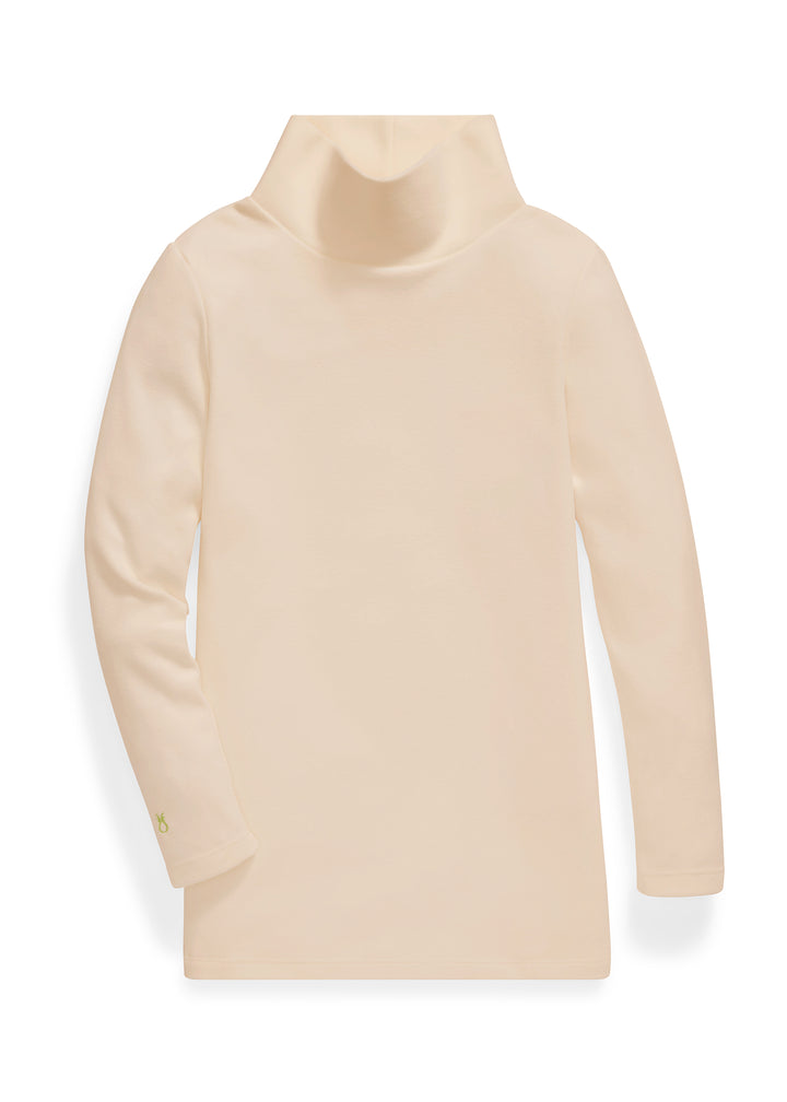 Cobble Hill Turtleneck in Terry Fleece (Natural Blush)