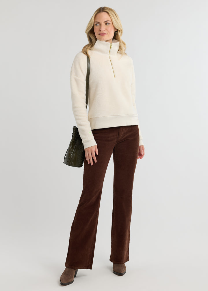 Dudley Pullover in Sherpa Fleece (Cream)