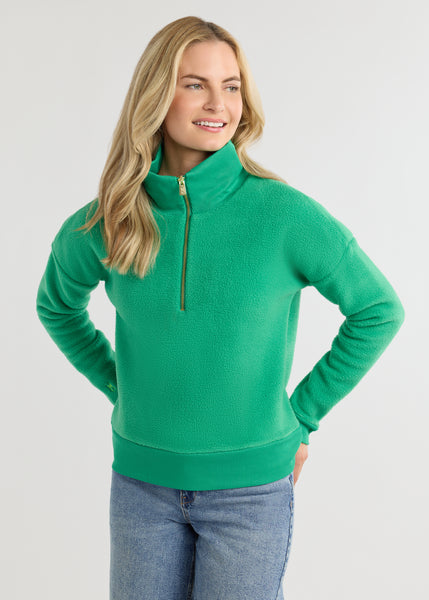 Dudley Pullover in Sherpa Fleece (Jelly Bean) – Dudley Stephens