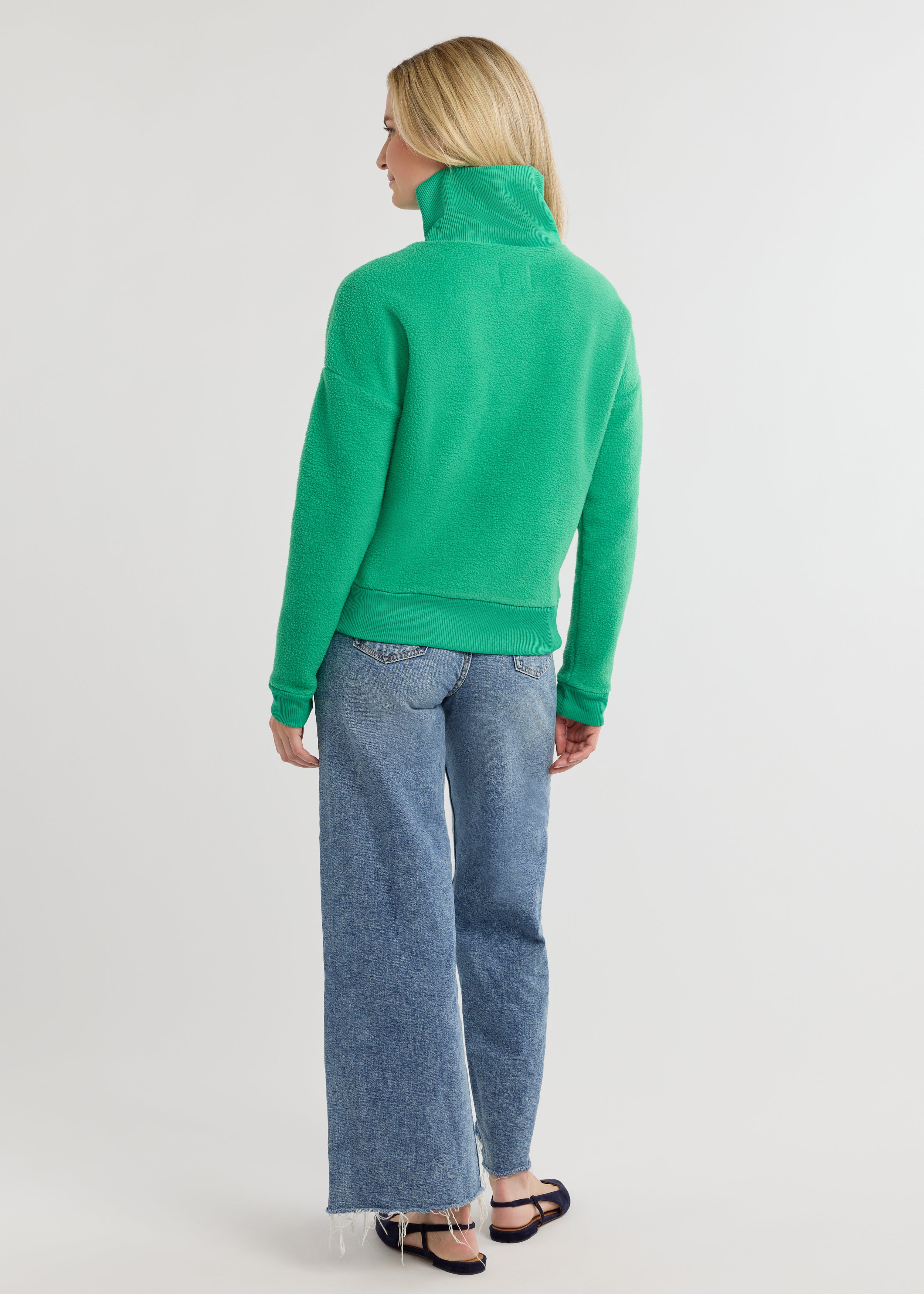 Dudley Pullover in Sherpa Fleece (Jelly Bean) – Dudley Stephens