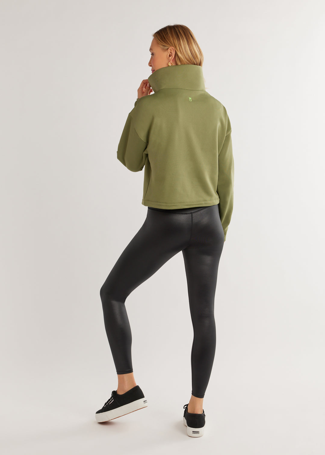 Dunning Pullover in Power Stretch (Army Green)