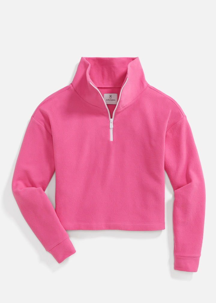 Dunning Pullover in Terry Fleece (Bubble Gum Pink)