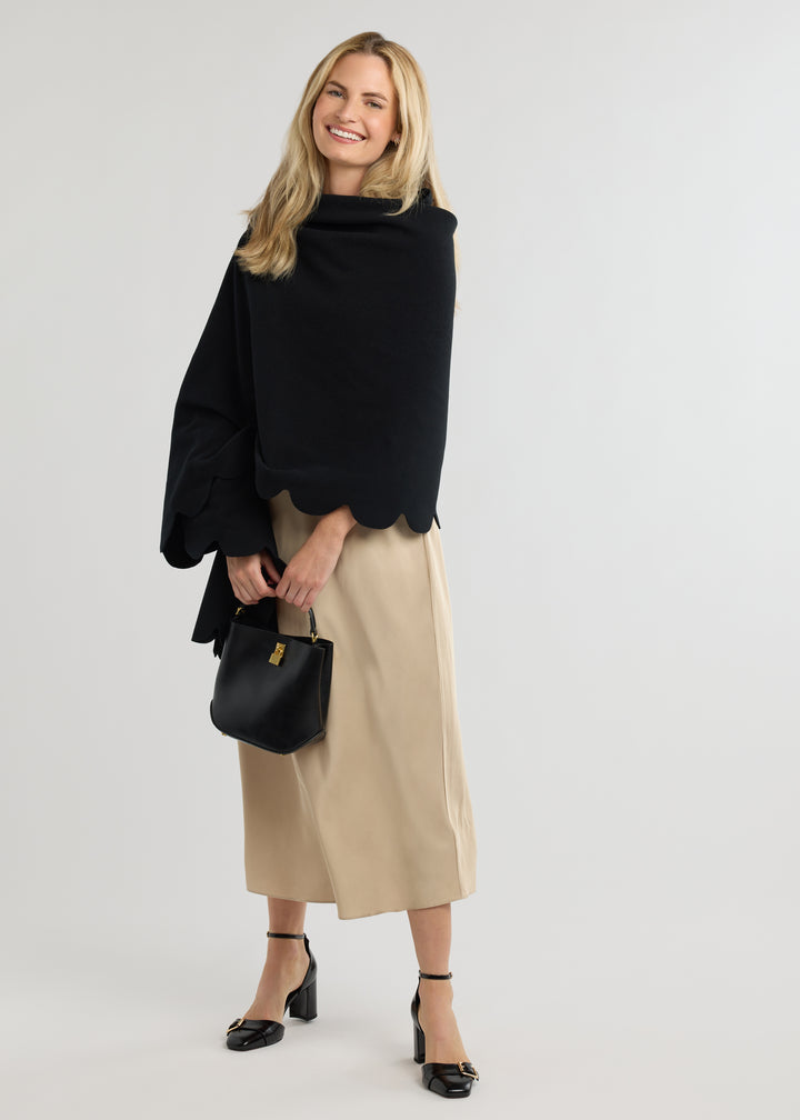 Five Mile River Scarf in Vello Fleece (Black)