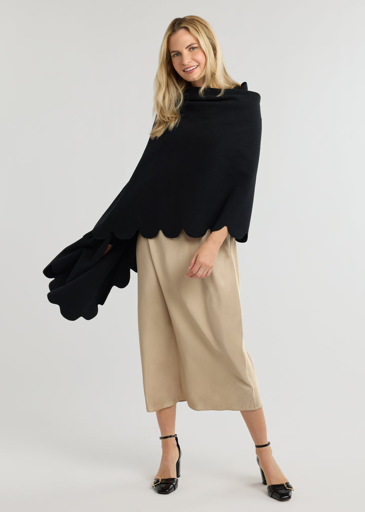 Five Mile River Scarf in Vello Fleece (Black)