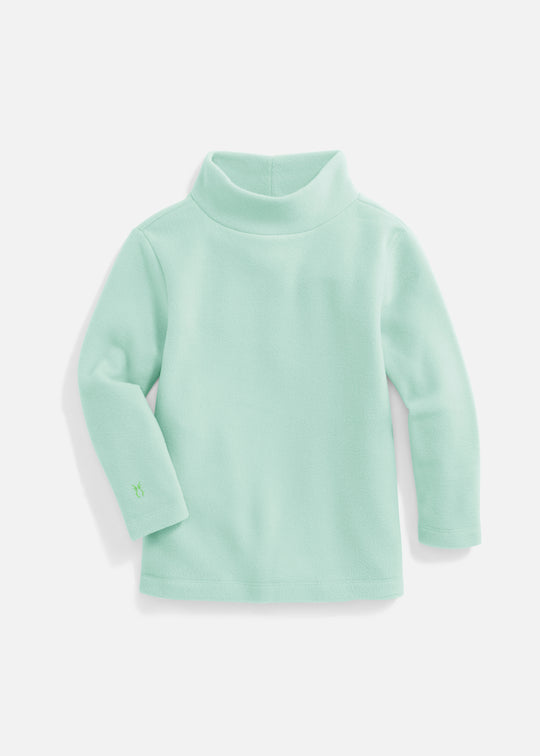 Greenbriar Girls Turtleneck in Vello Fleece (Bundles of Joy)