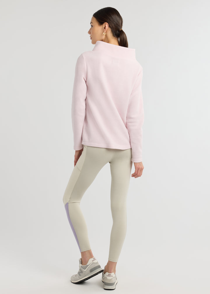 Greenpoint Boatneck in Vello Fleece (Lilac Snow)