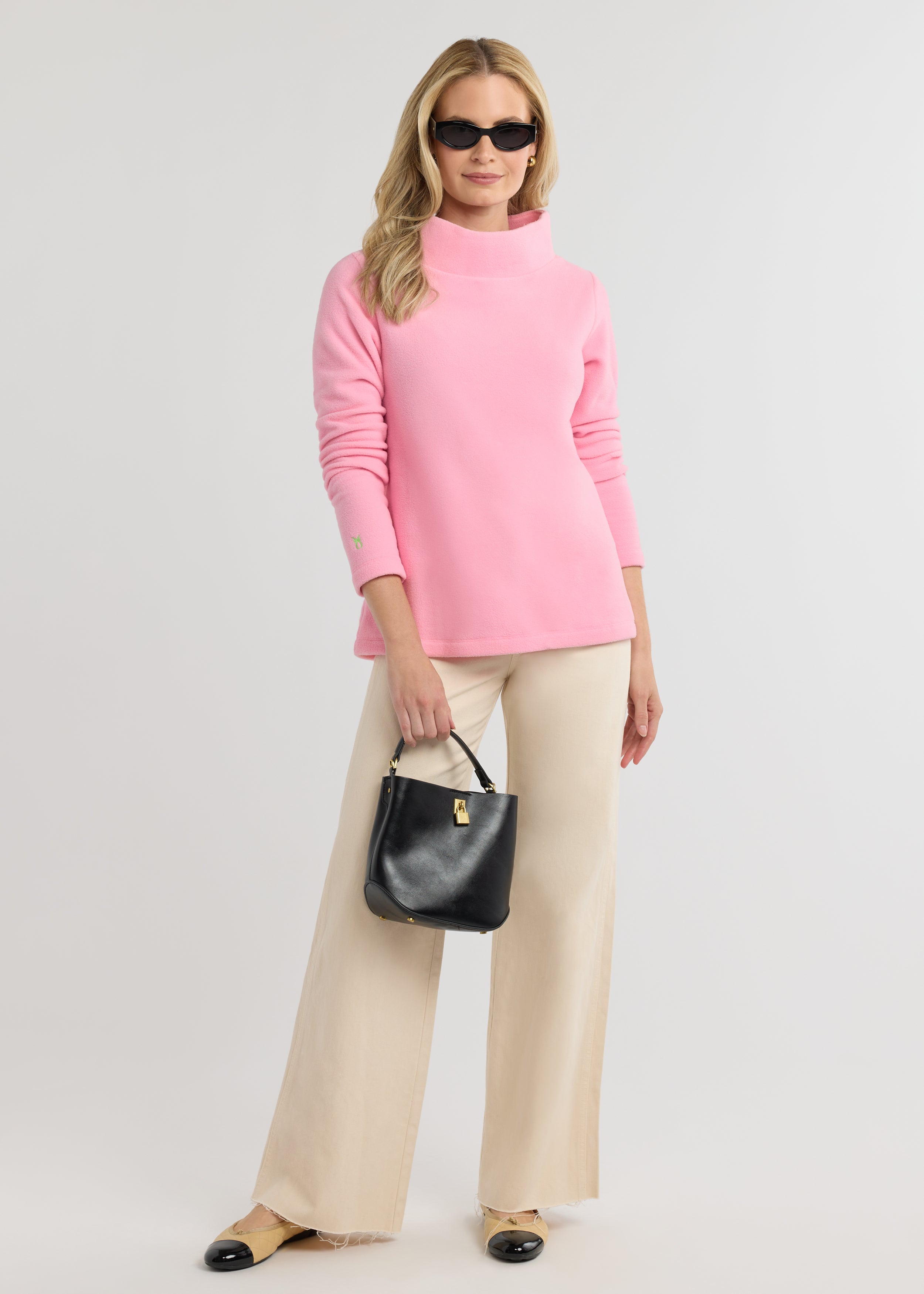Greenpoint Boatneck in Vello Fleece (Prism Pink) – Dudley Stephens
