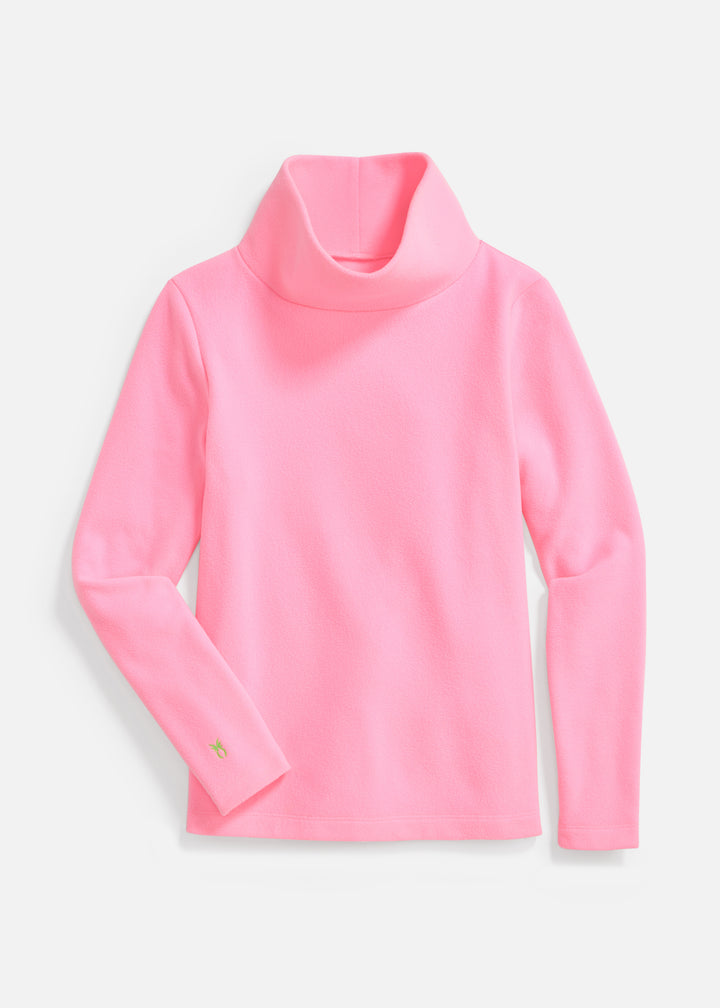 Greenpoint Turtleneck in Terry Fleece (Cotton Candy)