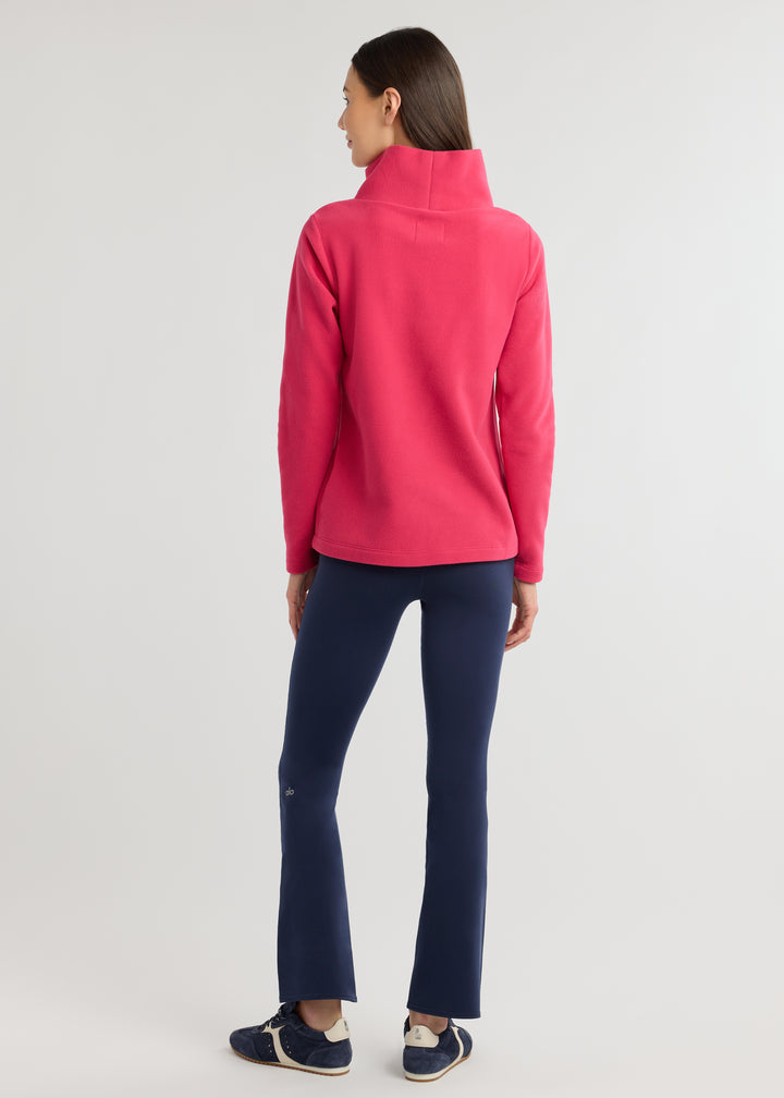 Greenpoint Turtleneck in Vello Fleece (Berry)