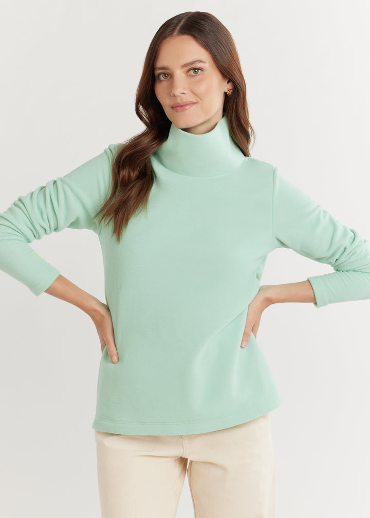 Greenpoint Turtleneck in Vello Fleece (Bundles of Joy)