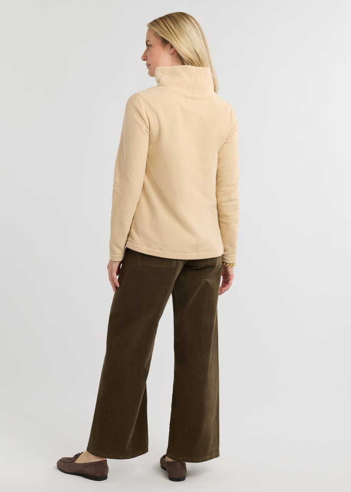 Greenpoint Turtleneck in Vello Fleece (Hazelnut)