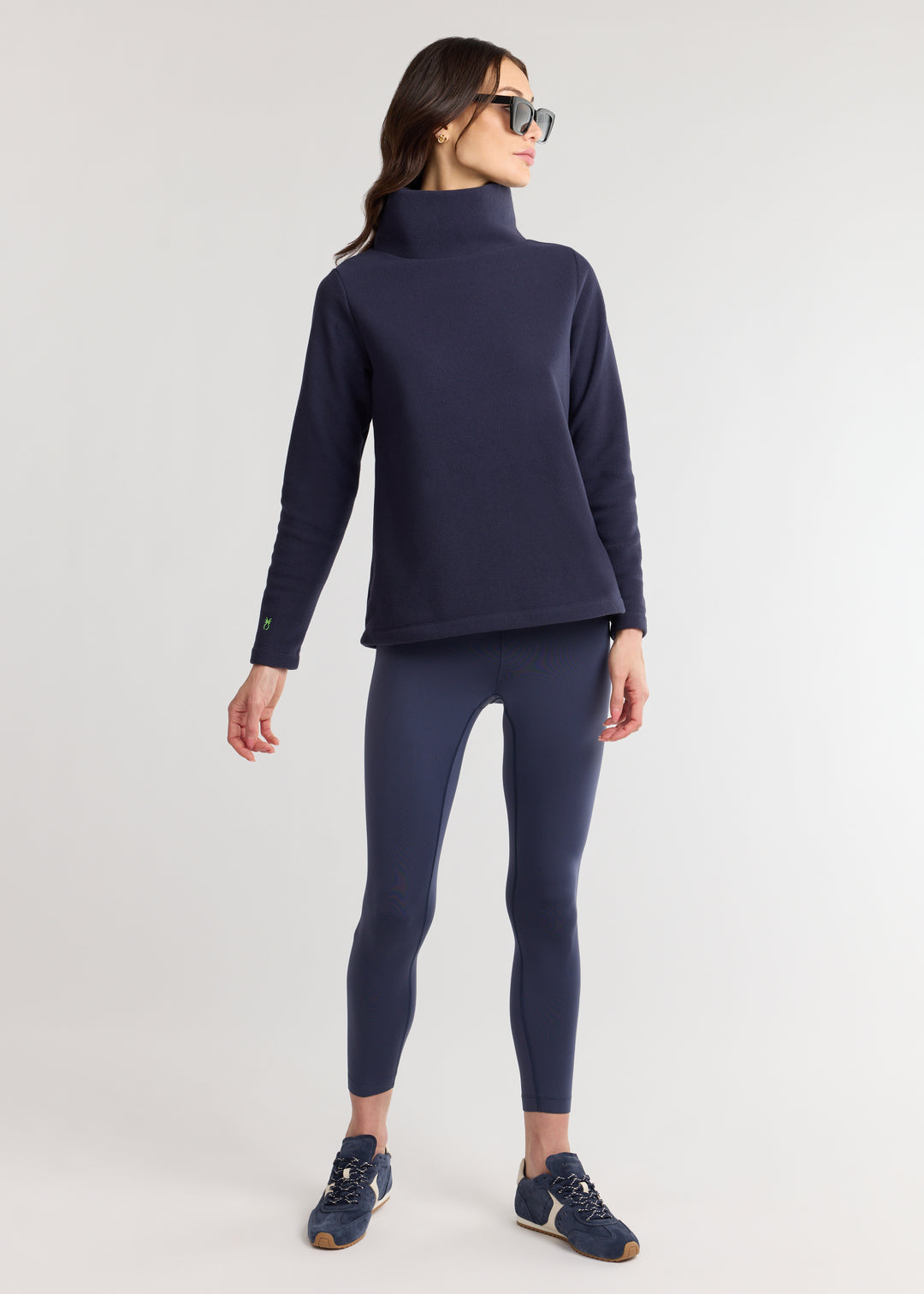 Greenpoint Turtleneck in Vello Fleece (Navy)