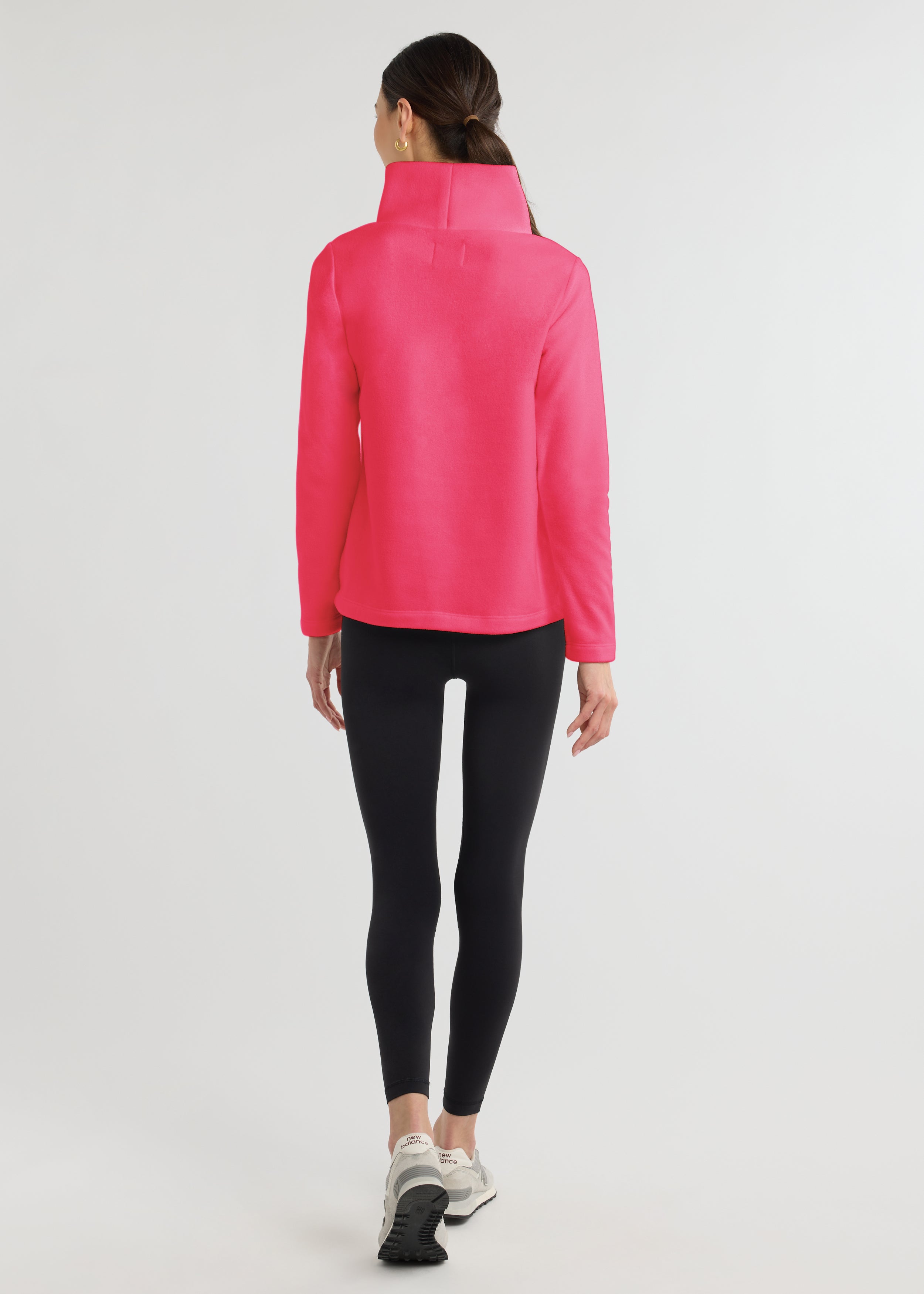 Greenpoint Turtleneck in Vello Fleece (Neon Pink) – Dudley Stephens