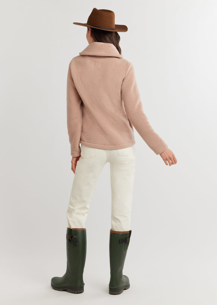 Griffith Pullover in Sherpa Fleece (Khaki)