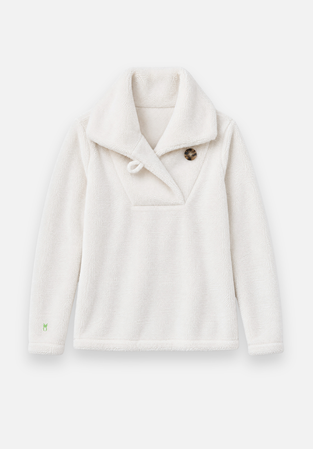 Griffith Pullover in Sherpa Fleece (Cream)