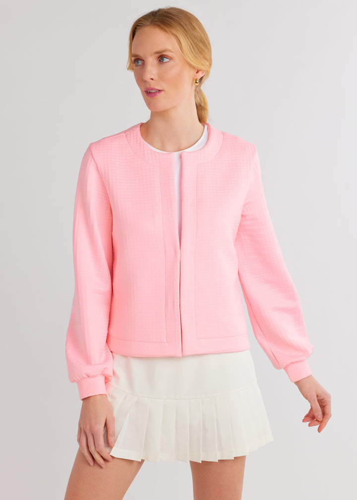 Haverhill Cardigan in Waffle (Cotton Candy)