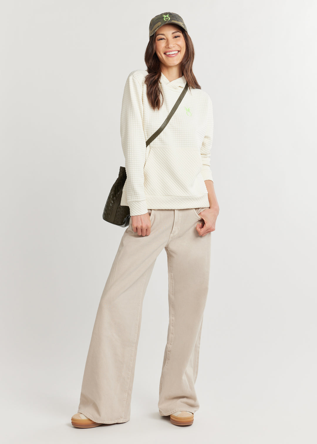 Hendrie Hoodie in Waffle (Cream)