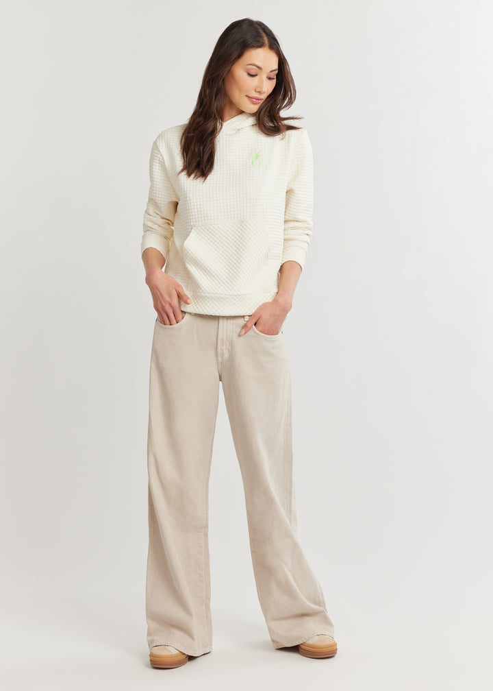 Hendrie Hoodie in Waffle (Cream)