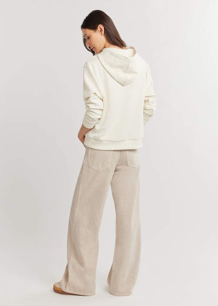 Hendrie Hoodie in Waffle (Cream)