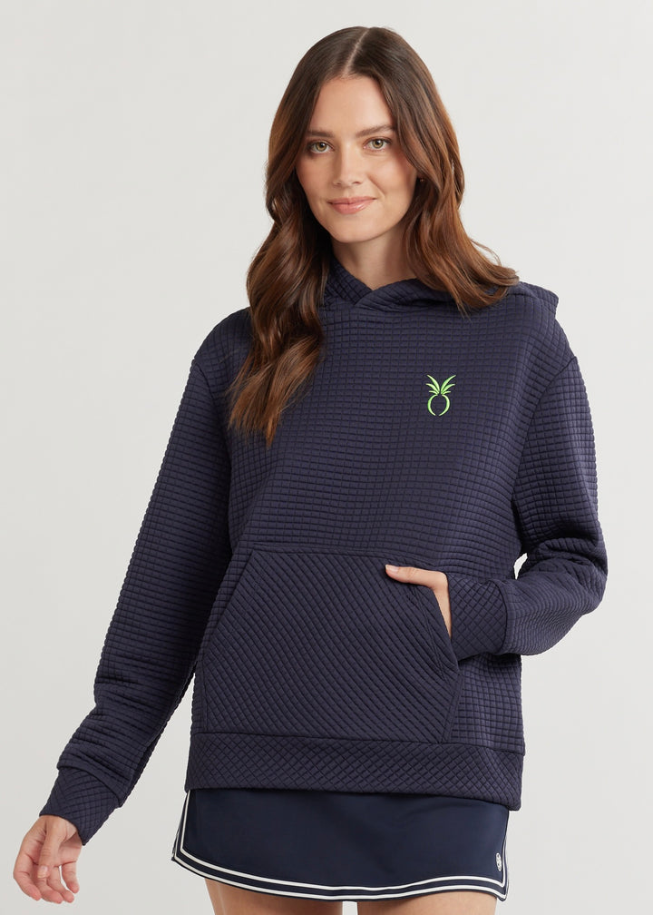 Hendrie Hoodie in Waffle (Navy)